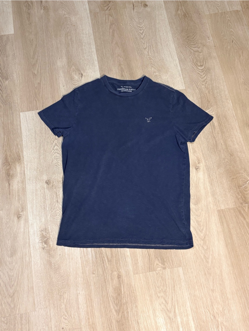 American Eagle Navy Blue T-Shirt Size Large Short Sleeve Skater Casual Summer